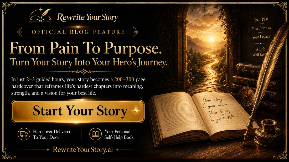 Your 200–300 Page Hardcover Memoir — Begin at Rewrite Your Story